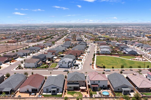 2228 Thawline Pl, El Paso, TX 79911 - aerial perspective of suburban area