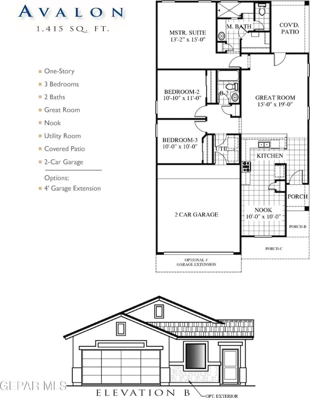 15249 Apex Ct, El Paso, TX 79938 - view of property floor plan