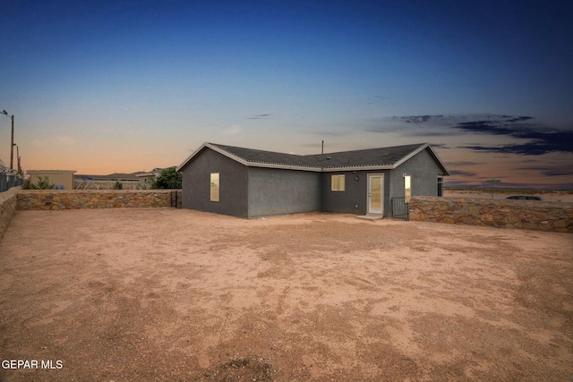 14207 Desierto Bonito St, Horizon City, TX 79928 - rear view of house with stucco siding