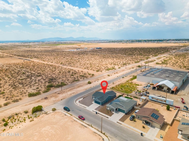14207 Desierto Bonito St, Horizon City, TX 79928 - aerial view of a desert landscape and a mountainous background