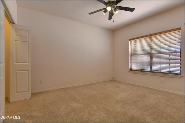 712 Rena Mae Ct, Las Cruces, NM 88005 - spare room featuring light colored carpet and ceiling fan