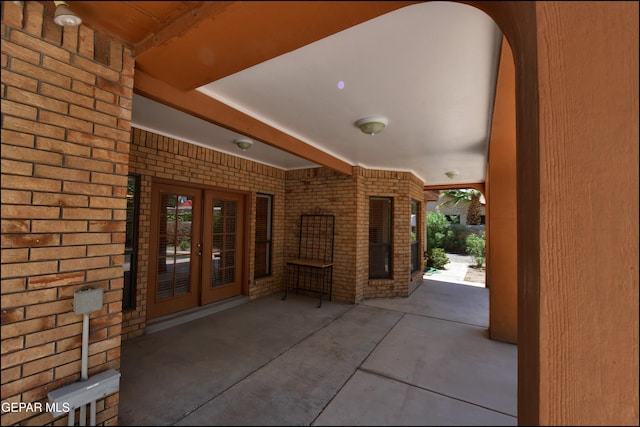 712 Rena Mae Ct, Las Cruces, NM 88005 - view of patio / terrace with french doors
