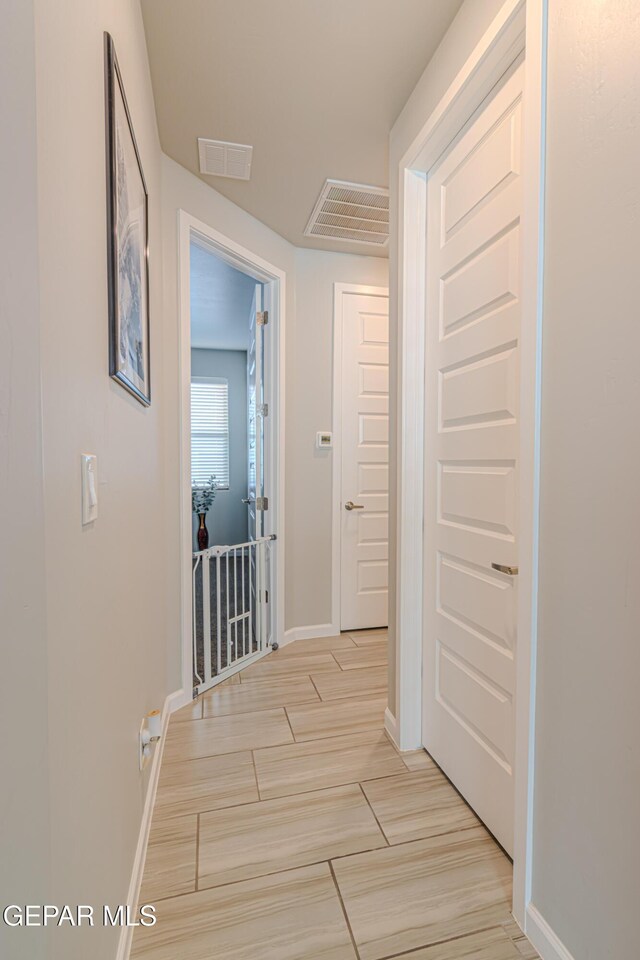 13010 Aberdare Dr, El Paso, TX 79928 - hallway with wood tiled floors