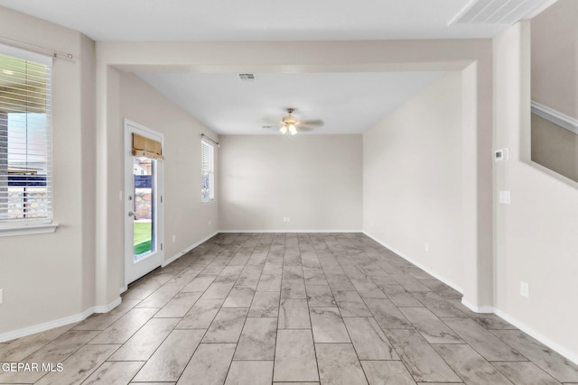541 Sunset Valley Ave, Socorro, TX 79927 - unfurnished room featuring ceiling fan and light wood finished floors