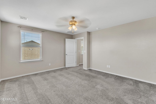 541 Sunset Valley Ave, Socorro, TX 79927 - unfurnished bedroom featuring carpet and a ceiling fan