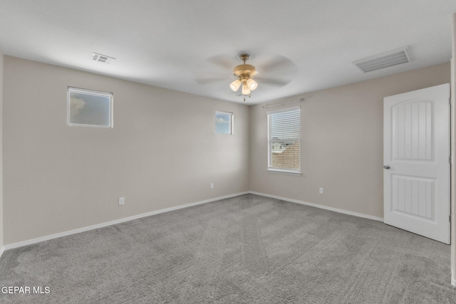 541 Sunset Valley Ave, Socorro, TX 79927 - carpeted empty room with ceiling fan and baseboards