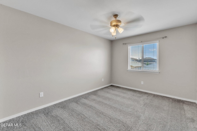 541 Sunset Valley Ave, Socorro, TX 79927 - empty room featuring carpet and ceiling fan