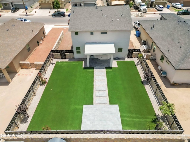 541 Sunset Valley Ave, Socorro, TX 79927 - aerial perspective of suburban area