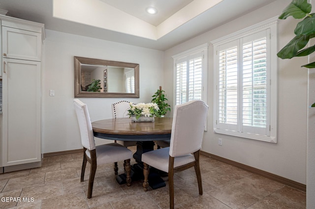 7317 Kiowa Creek Dr, El Paso, TX 79911 - dining space with baseboards