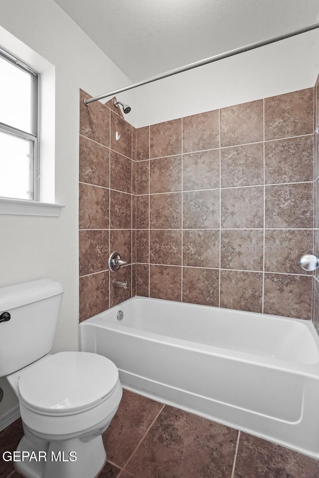 5020 Copper Ranch Ave, El Paso, TX 79934 - bathroom with shower / bathtub combination and tile patterned floors
