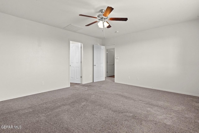 5020 Copper Ranch Ave, El Paso, TX 79934 - carpeted empty room with a ceiling fan and baseboards