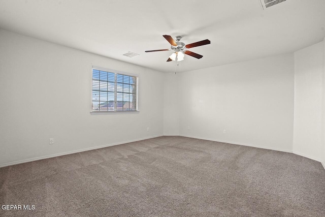 5020 Copper Ranch Ave, El Paso, TX 79934 - carpeted spare room with ceiling fan and baseboards