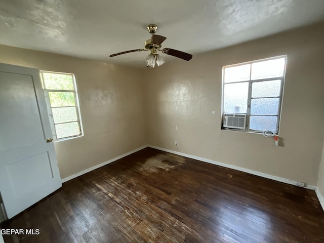 320 Edith Dr, El Paso, TX 79915 - unfurnished room with wood-type flooring and ceiling fan
