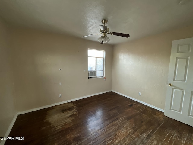 320 Edith Dr, El Paso, TX 79915 - spare room with a ceiling fan and wood finished floors