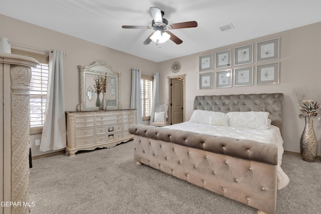 14192 Earl Chokiski, El Paso, TX 79938 - carpeted bedroom featuring a ceiling fan and baseboards