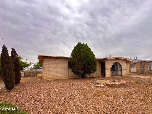 10466 Triumph Dr, El Paso, TX 79924 - view of front of property featuring brick siding