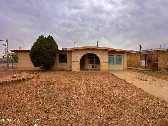 10466 Triumph Dr, El Paso, TX 79924 - view of front of property with brick siding