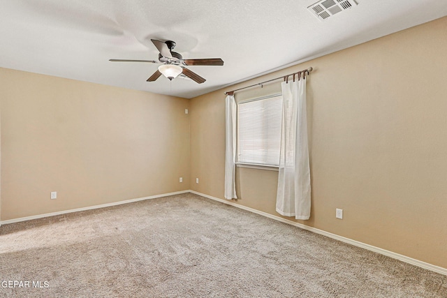 5024 Gold Ranch Ave, El Paso, TX 79934 - carpeted empty room featuring a ceiling fan and baseboards