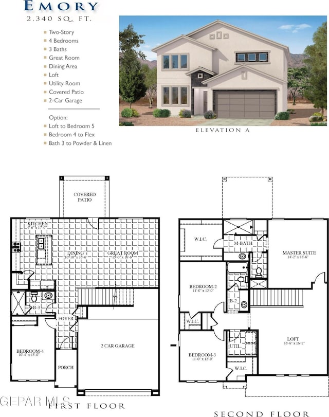 3720 Hill Top Place, El Paso, TX 79938 - view of floor plan / room layout