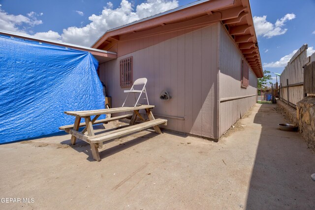 123 Marquita Ln, El Paso, TX 79915 - view of home's exterior with a patio