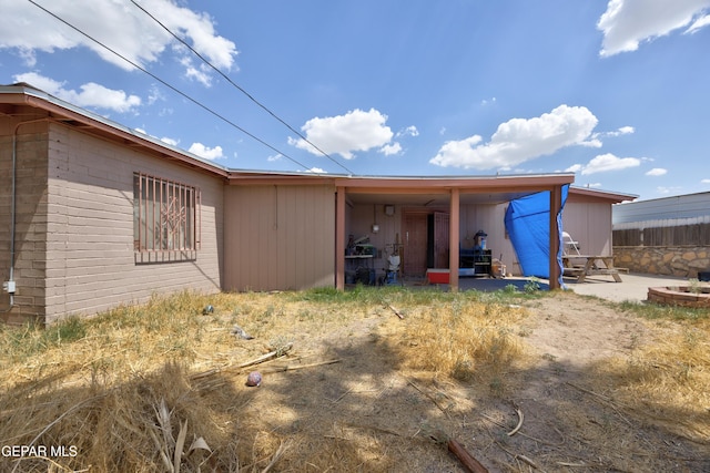 123 Marquita Ln, El Paso, TX 79915 - rear view of house