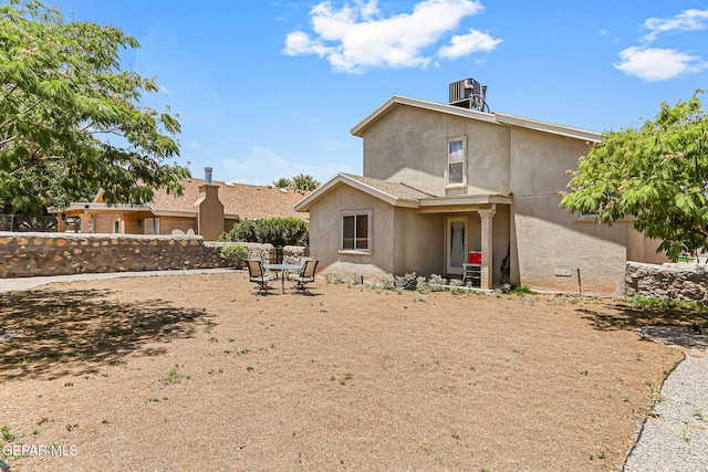 700 Milton Henry Ave, El Paso, TX 79932 - rear view of property with stucco siding