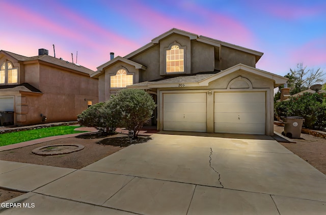 700 Milton Henry Ave, El Paso, TX 79932 - traditional-style home with stucco siding and concrete driveway