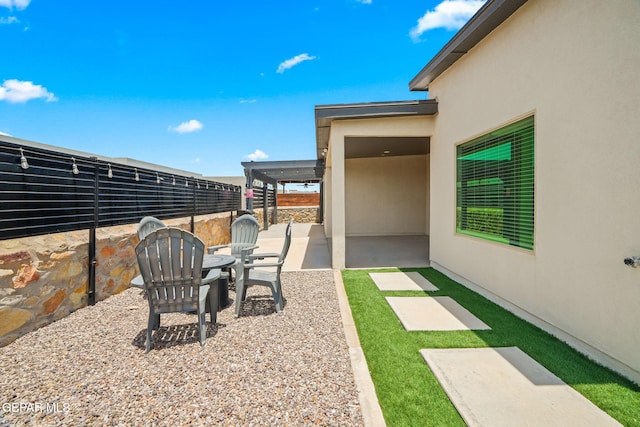 13699 Kathys Ct, El Paso, TX 79928 - view of yard with a patio