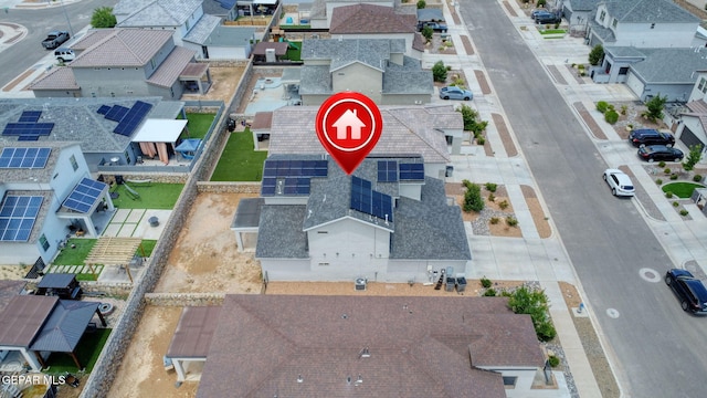 5465 Limestone Dr, El Paso, TX 79934 - aerial perspective of suburban area