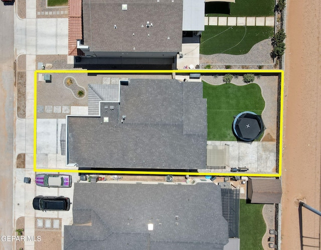 3725 Surmise St, El Paso, TX 79938 - aerial overview of property's location with property boundaries highlighted