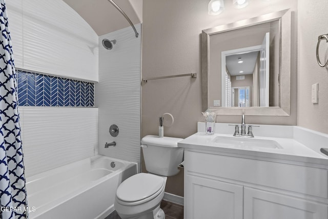 912 Malven Pl, El Paso, TX 79928 - bathroom featuring shower / bath combination with curtain and vanity
