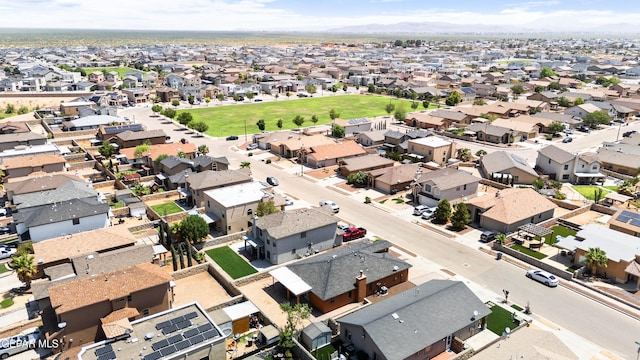 4609 Al Hernandez St, El Paso, TX 79938 - aerial view of residential area featuring a mountain backdrop