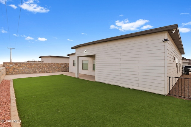 248 Farnborough St, El Paso, TX 79928 - rear view of house with a fenced backyard and a patio