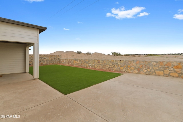 248 Farnborough St, El Paso, TX 79928 - fenced backyard featuring a patio