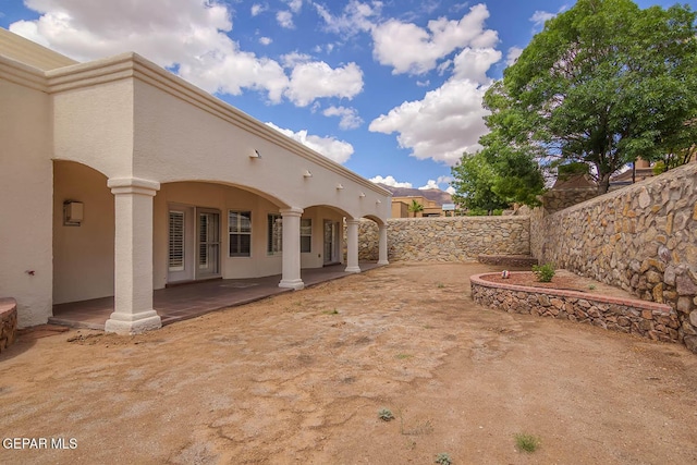 6316 Franklin Red Dr, El Paso, TX 79912 - view of yard with a patio area