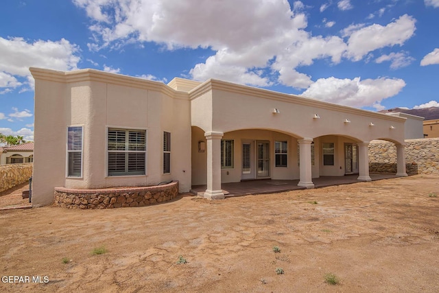6316 Franklin Red Dr, El Paso, TX 79912 - rear view of property with stucco siding