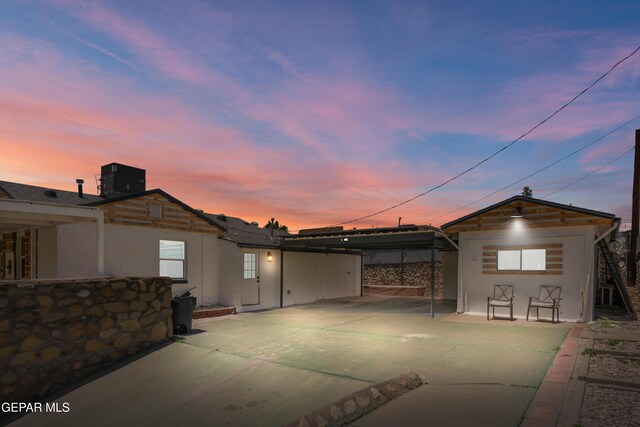 721 Mesita Dr, El Paso, TX 79902 - rear view of house with stucco siding