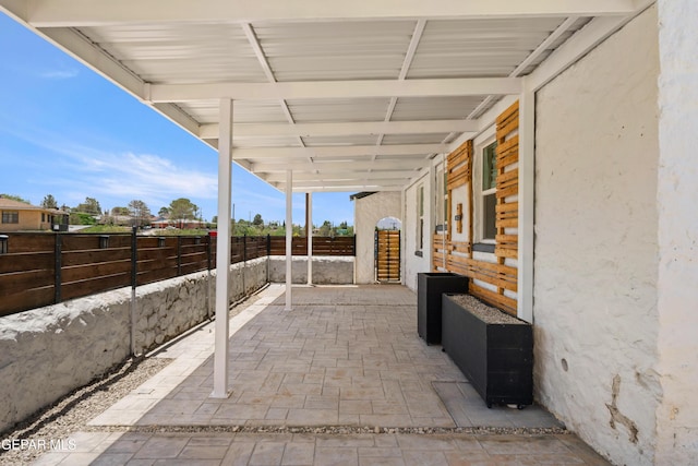 721 Mesita Dr, El Paso, TX 79902 - fenced backyard with a patio