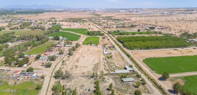 11850 Coker Rd, Socorro, TX 79927 - aerial view of property's location featuring rural landscape and a mountain backdrop