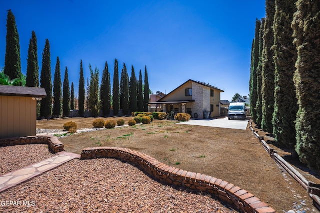 11713 Queens Garden Cir, El Paso, TX 79936 - view of yard