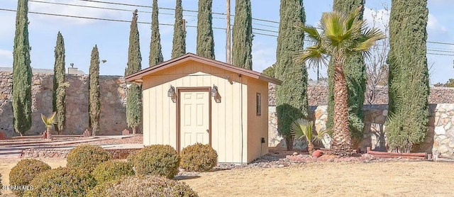 11713 Queens Garden Cir, El Paso, TX 79936 - view of shed
