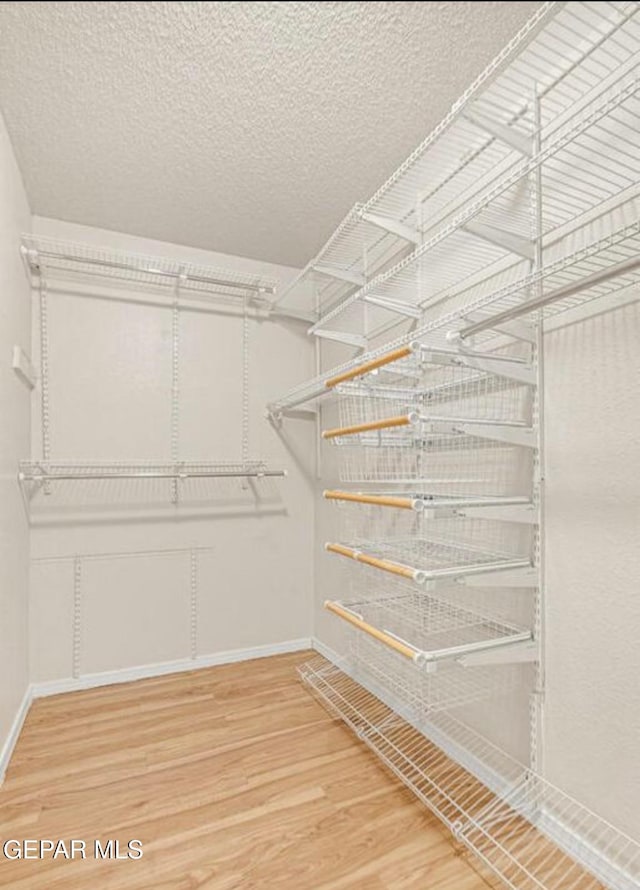 11713 Queens Garden Cir, El Paso, TX 79936 - walk in closet with wood finished floors