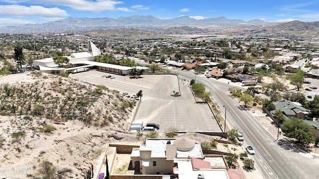 4540 N Stanton St, El Paso, TX 79902 - aerial view of residential area featuring mountains