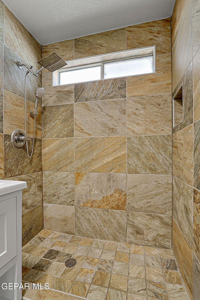 10304 Thor St, El Paso, TX 79924 - bathroom featuring a tile shower
