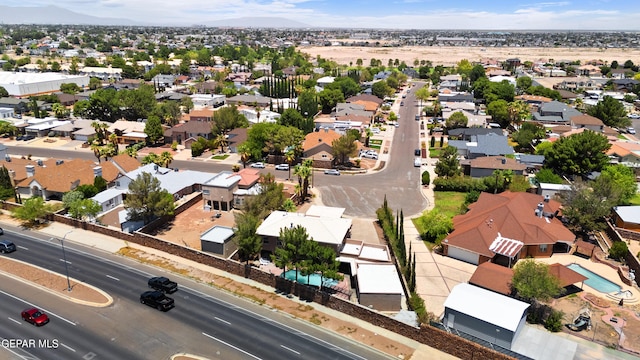2072 Pueblo Nuevo Cir, El Paso, TX 79936 - aerial perspective of suburban area with a mountain backdrop