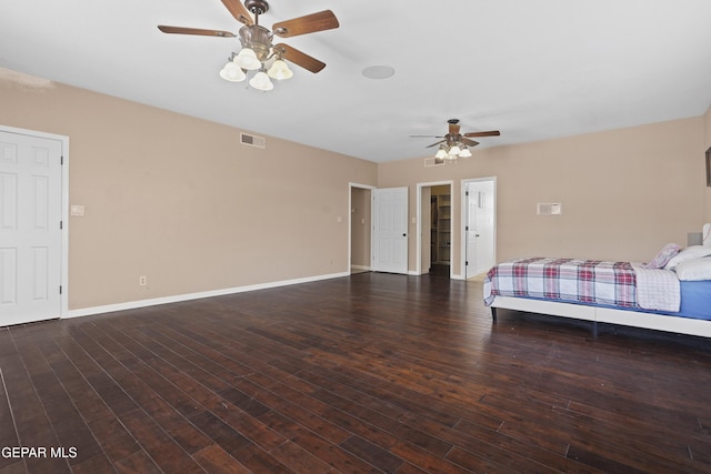 2072 Pueblo Nuevo Cir, El Paso, TX 79936 - bedroom with wood finished floors and a ceiling fan