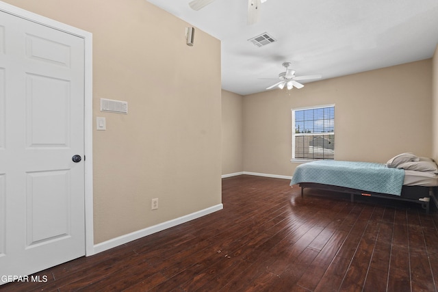 2072 Pueblo Nuevo Cir, El Paso, TX 79936 - bedroom with hardwood / wood-style flooring and a ceiling fan