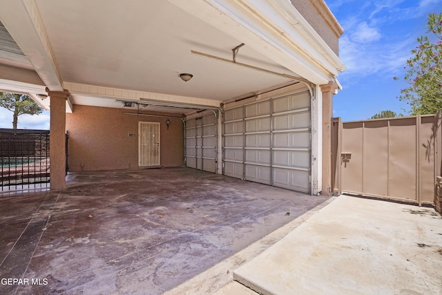 2072 Pueblo Nuevo Cir, El Paso, TX 79936 - garage with concrete driveway