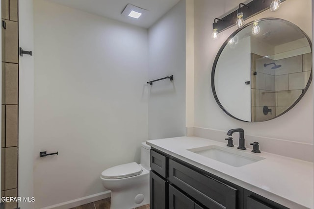 1605 Larry Wadkins Dr, El Paso, TX 79936 - bathroom with toilet and vanity