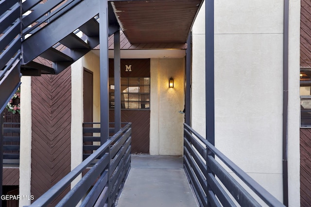 417 Irondale Dr Unit M, El Paso, TX 79912 - property entrance featuring stucco siding